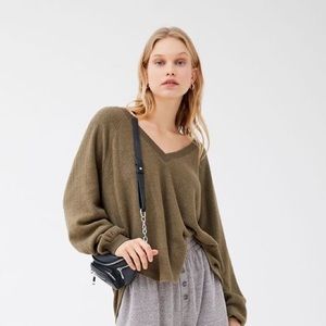 UO cozy v-neck top